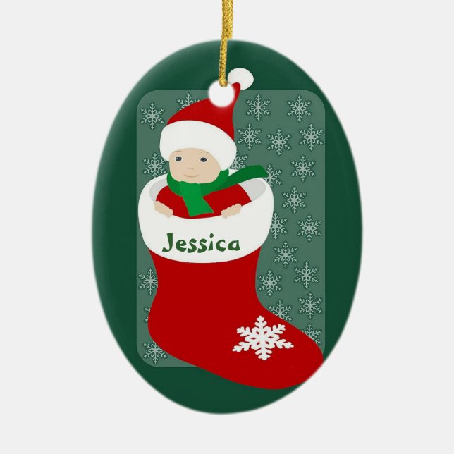 Adorno De Cerámica Bebé 1r (Frente)