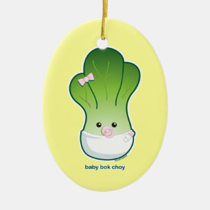 Adorno De Cerámica Bebé Bok Choy