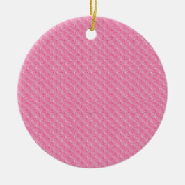 Adorno De Cerámica Bebé de patrón mosaico rosado