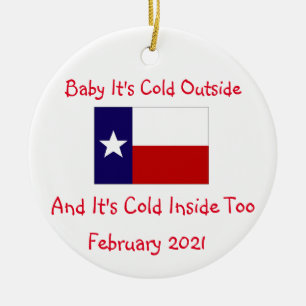 Adorno De Cerámica Bebé, hace frío en texas 2021