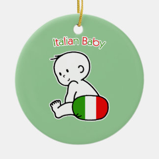 Adorno De Cerámica Bebé italiano