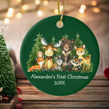 Bebé Primeros animales del bosque de Navidad Ronda