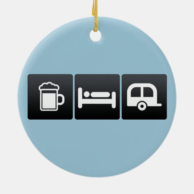 Adorno De Cerámica Bebida, sueño y campanas (Atrás)