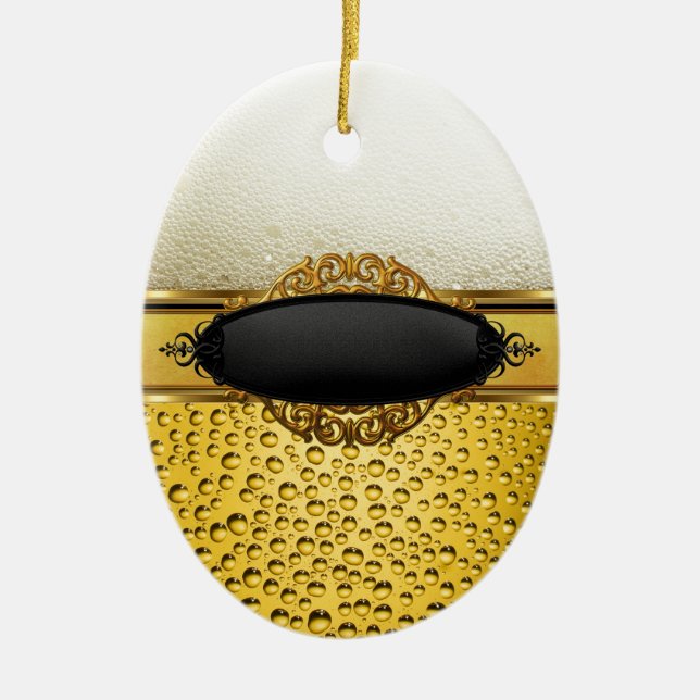 Adorno De Cerámica Bebidas de cerveza Ale Amber Bebe 2 (Frente)