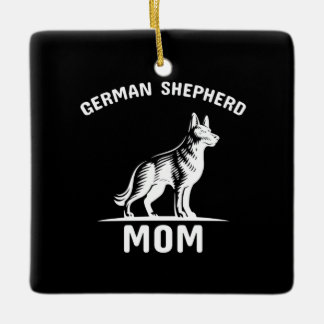 Adorno De Cerámica Beekeeper Art German Shepherd Mommy