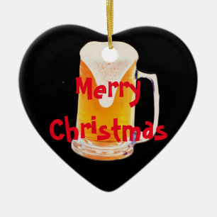 Adorno De Cerámica Beer Mug Ornament