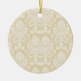 Adorno De Cerámica Beeswax Victorian Damask