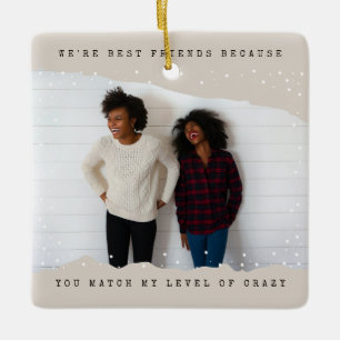 Adorno De Cerámica Beige   Dos fotógrafas mejor amiga de vacaciones