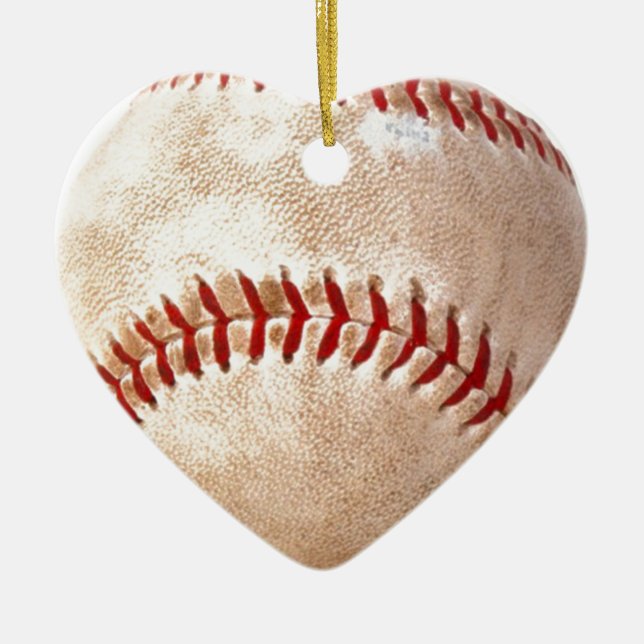 Adorno De Cerámica Béisbol (Frente)