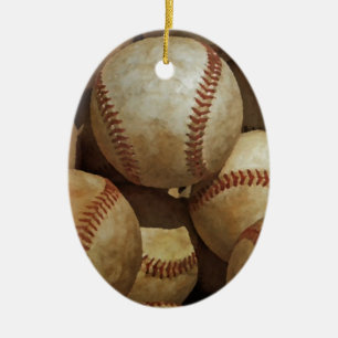 Adorno De Cerámica Béisbol