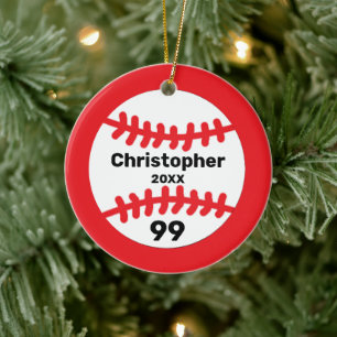 Adorno De Cerámica Béisbol