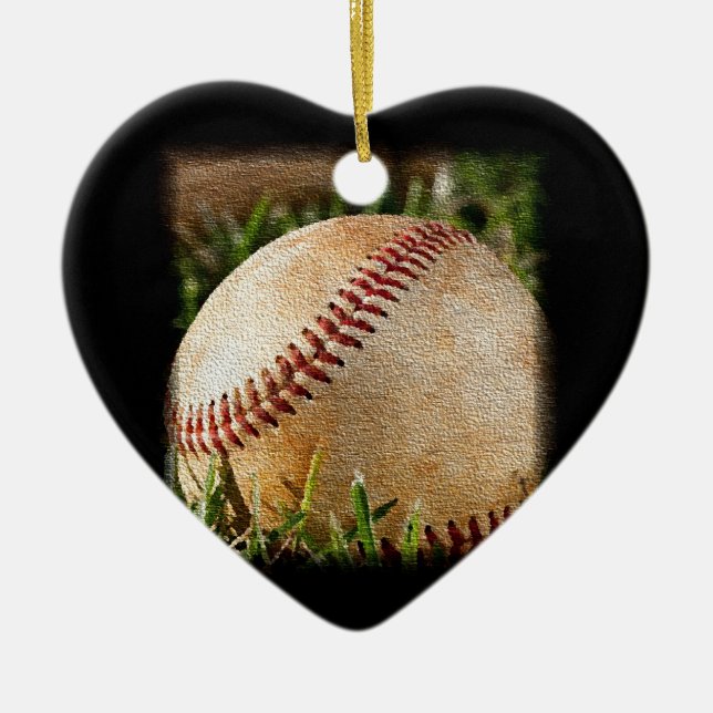 Adorno De Cerámica Béisbol (Frente)