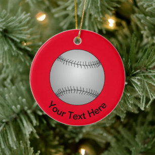 Adorno De Cerámica Béisbol