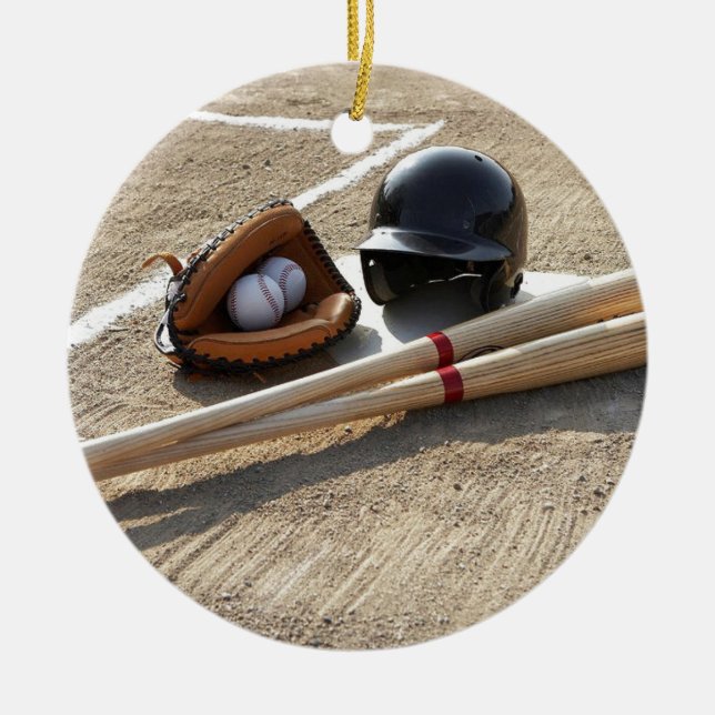 Adorno De Cerámica Béisbol 11 (Frente)