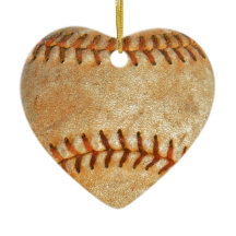 Béisbol Blanco Vintage costura roja