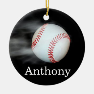 Adorno De Cerámica Béisbol Caliente