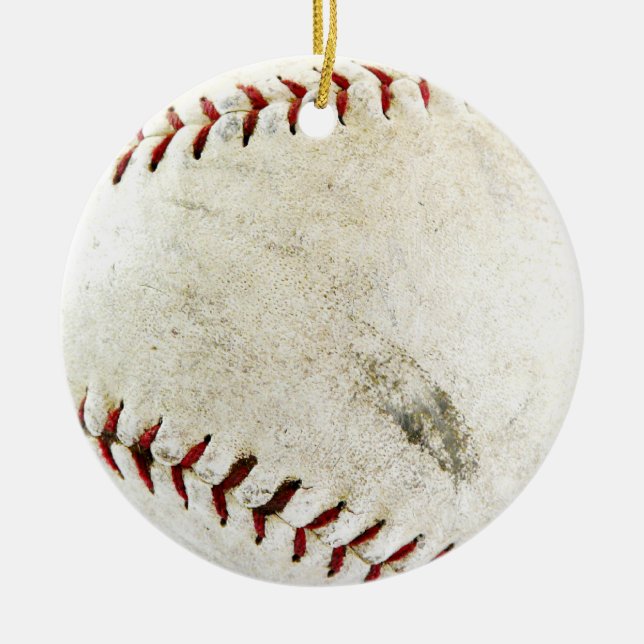 Adorno De Cerámica ¡Béisbol o softball - sucio y amado bien! (Frente)
