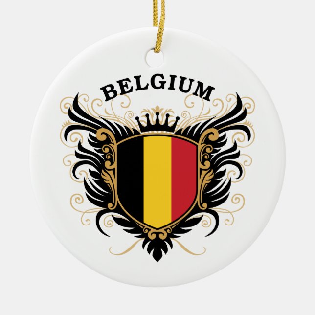 Adorno De Cerámica Bélgica (Frente)