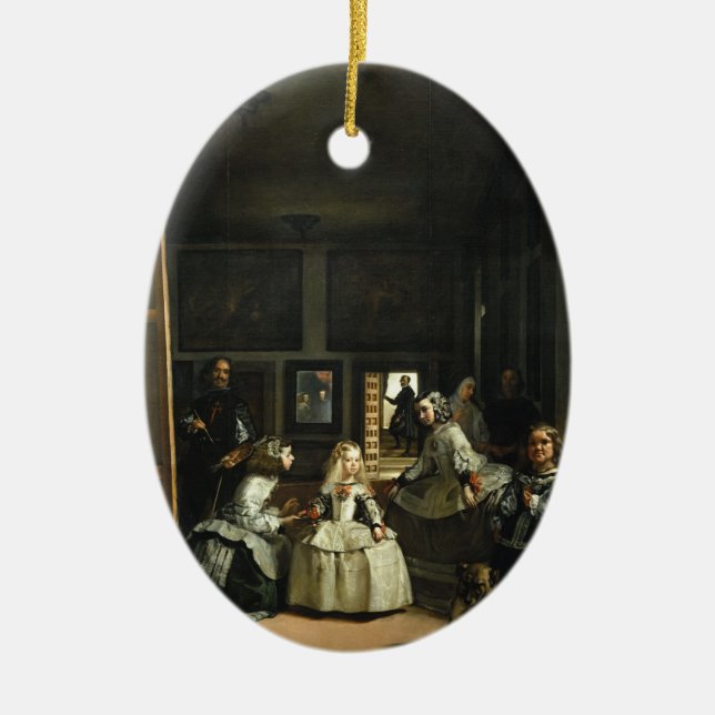 Adorno De Cerámica Bella Artes Las Meninas Diego Velázquez (Frente)