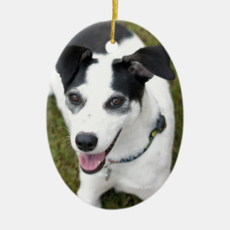 Adorno De Cerámica Bella el perro del rescate