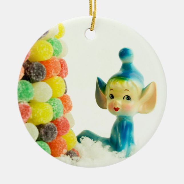 Adorno De Cerámica Belle la Elfa Pixie (Frente)