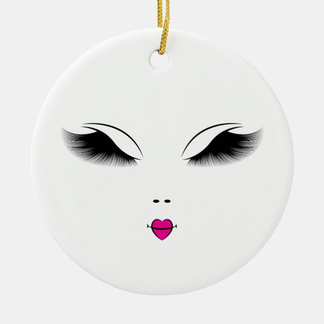 Adorno De Cerámica Belleza (Frente)