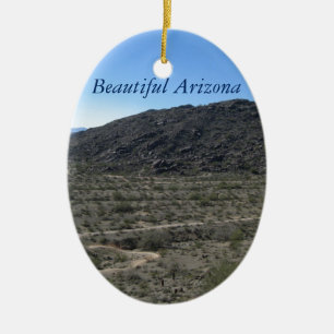 Adorno De Cerámica Belleza del desierto de Arizona