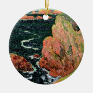 Adorno De Cerámica Belleza Ile de Claude Monet el  