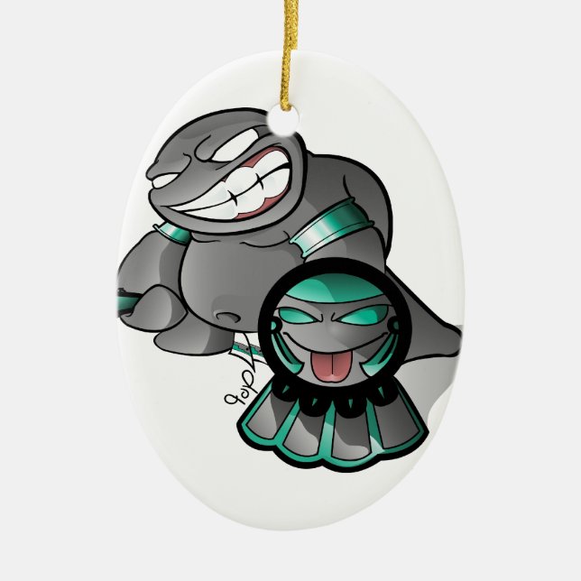 Adorno De Cerámica Belly gordo azteca de Lil (Frente)