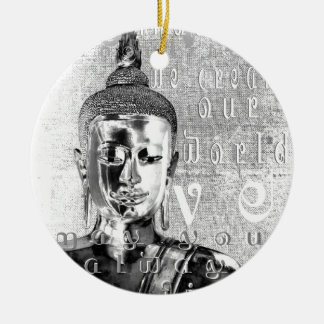 Adorno De Cerámica Bendición de Buda