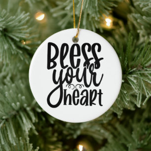 Adorno De Cerámica Bendito sea tu corazón