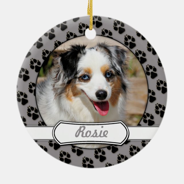 Adorno De Cerámica Bennett - mini australiano - Rosie - playa de (Atrás)