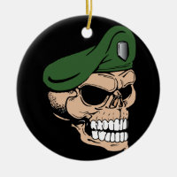 Beret verde cráneo