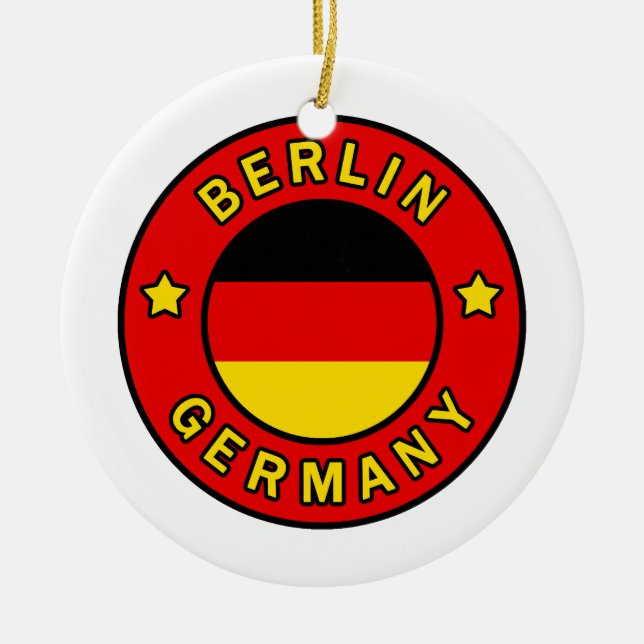 Adorno De Cerámica Berlín Alemania (Frente)
