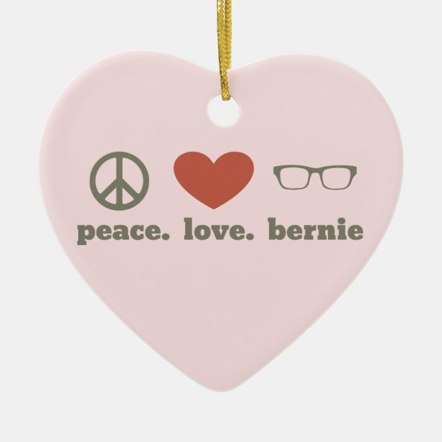 Adorno De Cerámica Bernie Sanders Election Swag (Frente)