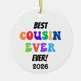 Adorno De Cerámica Best Cousin Crew Ever