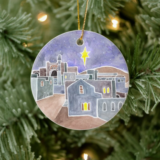 Adorno De Cerámica Bethlehem Ceramic Jesse Tree Ornament (Árbol)