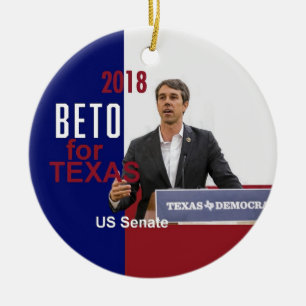 Adorno De Cerámica BETO O'Rourke Tejas 2018