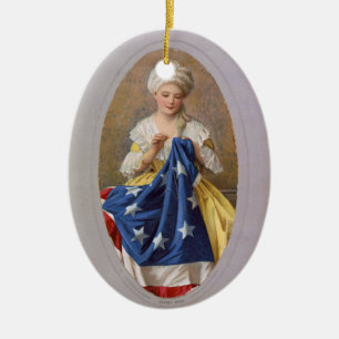 Adorno De Cerámica Betsy Ross, c1908, G. Liebscher