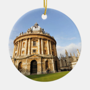 Adorno De Cerámica Biblioteca en Oxford, Inglaterra