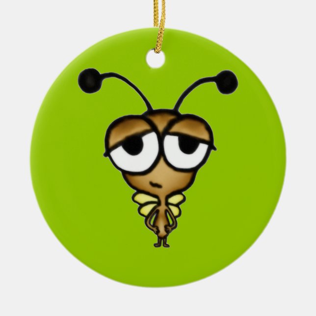 Adorno De Cerámica Bicho dormilón (Frente)