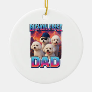 Adorno De Cerámica Bichon Frise