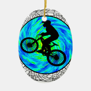 ADORNO DE CERÁMICA BICI DE MONTAÑA SEGUIDA