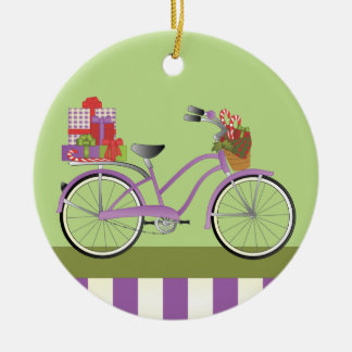 Adorno De Cerámica Bicicleta de vacaciones