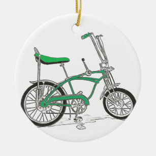 Adorno De Cerámica Bicicleta Vintage Pea Picker Green Sting Ray