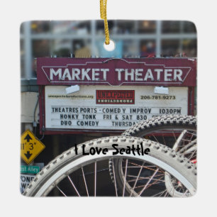 Adorno De Cerámica Bicicletas en el teatro