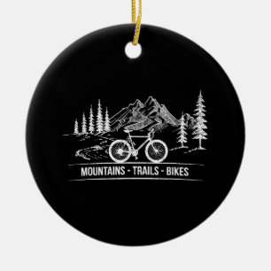 Adorno De Cerámica Bicicletas Mountain Trail - Bicicleta ciclista