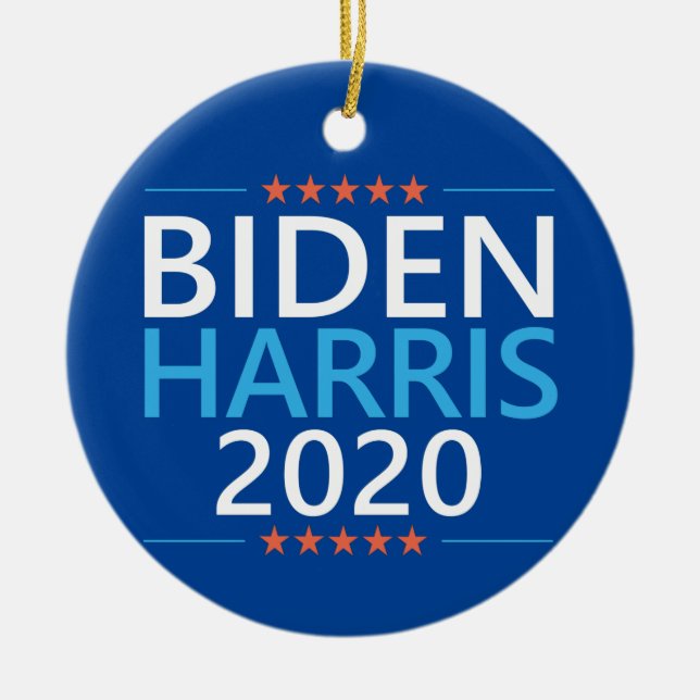Adorno De Cerámica Biden Harris 2020 for President US Election (Frente)