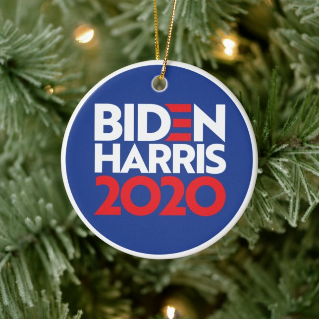Adorno De Cerámica Biden Harris 2020 Holiday (Árbol)