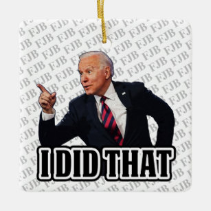 Adorno De Cerámica Biden hice esa FJB graciosa anti joe Biden
